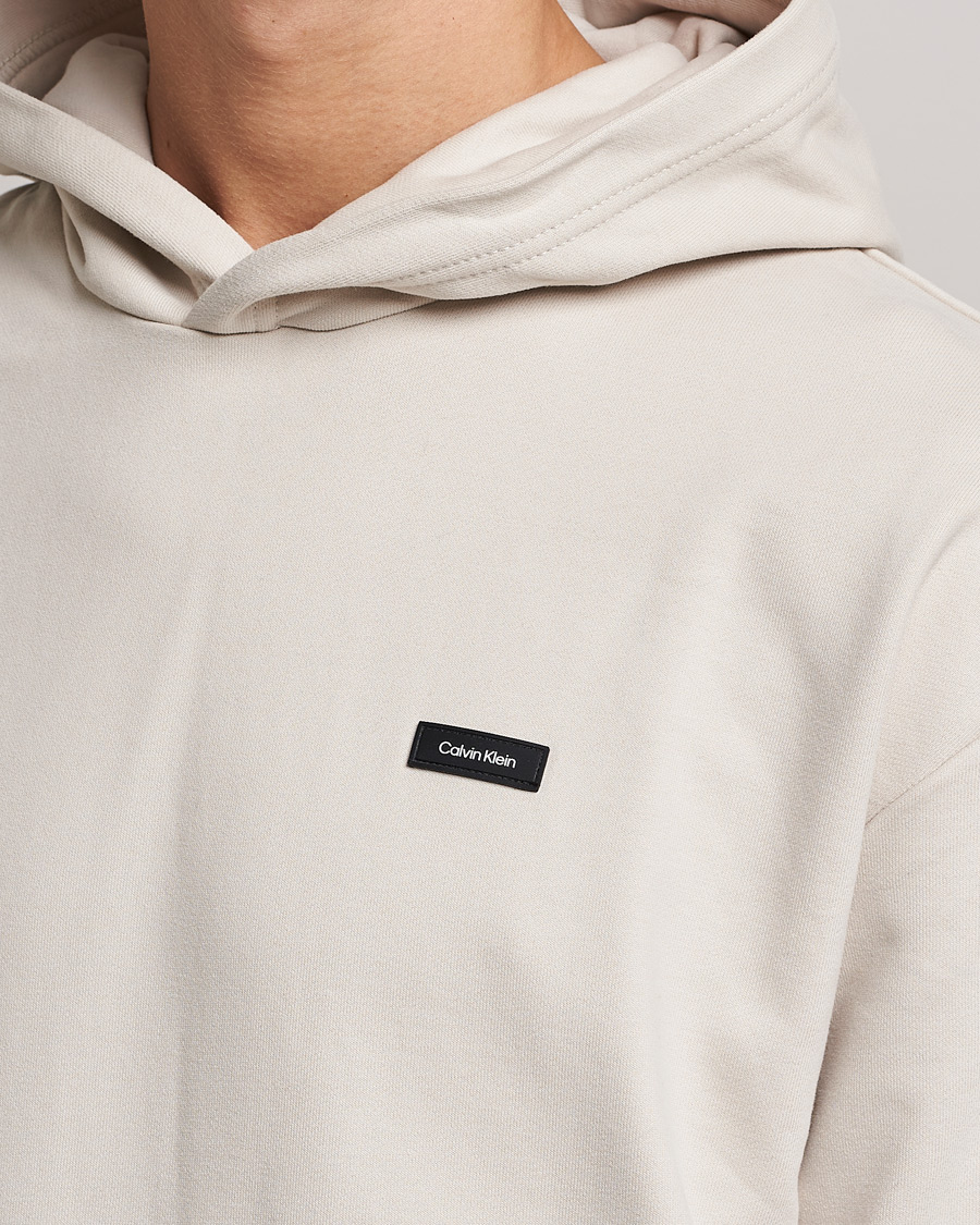 Herr | Tröjor | Calvin Klein | Cotton Comfort Hoodie Stony Beige