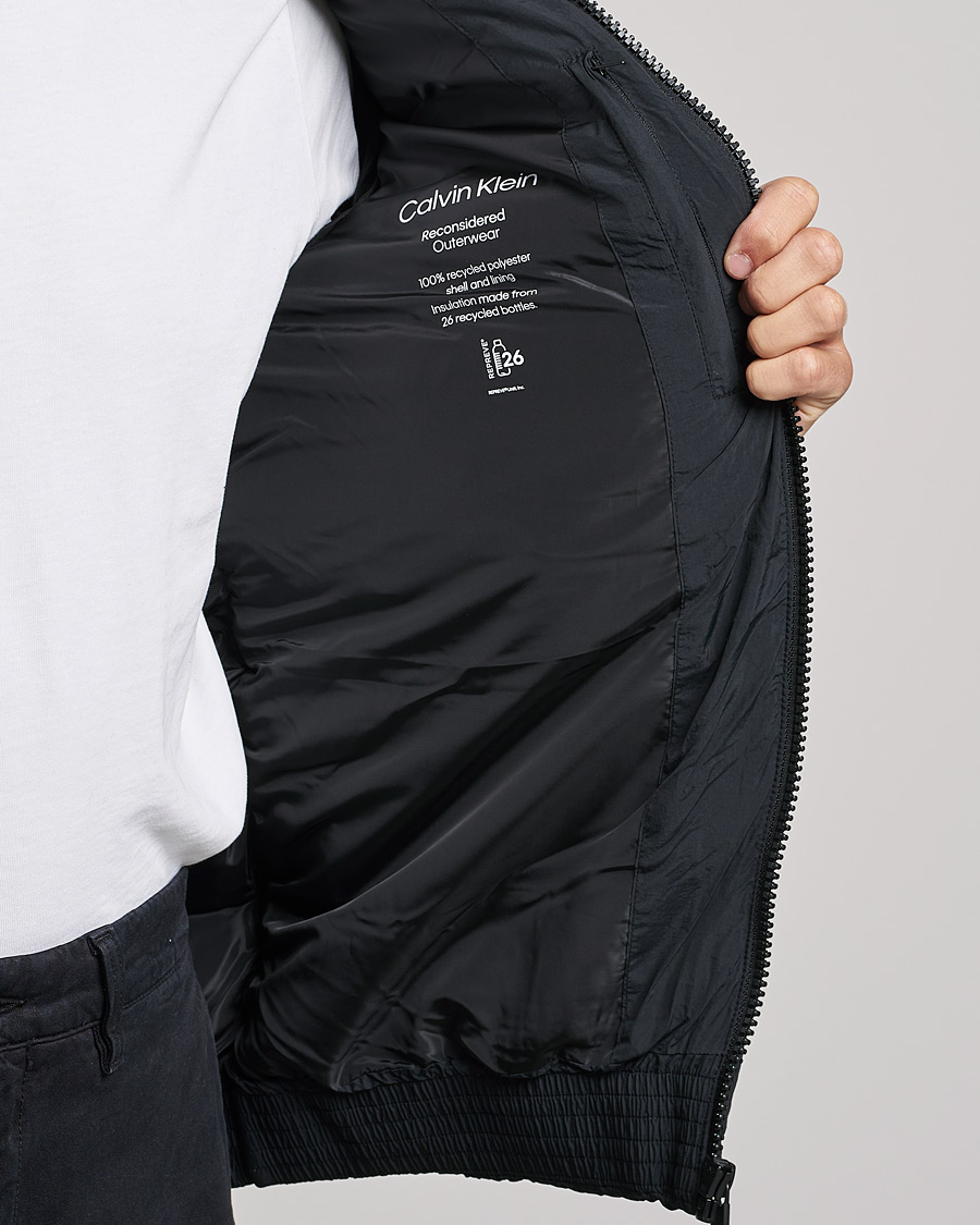 Herr | Jackor | Calvin Klein | Crinkle Nylon Puffer Jacket Black