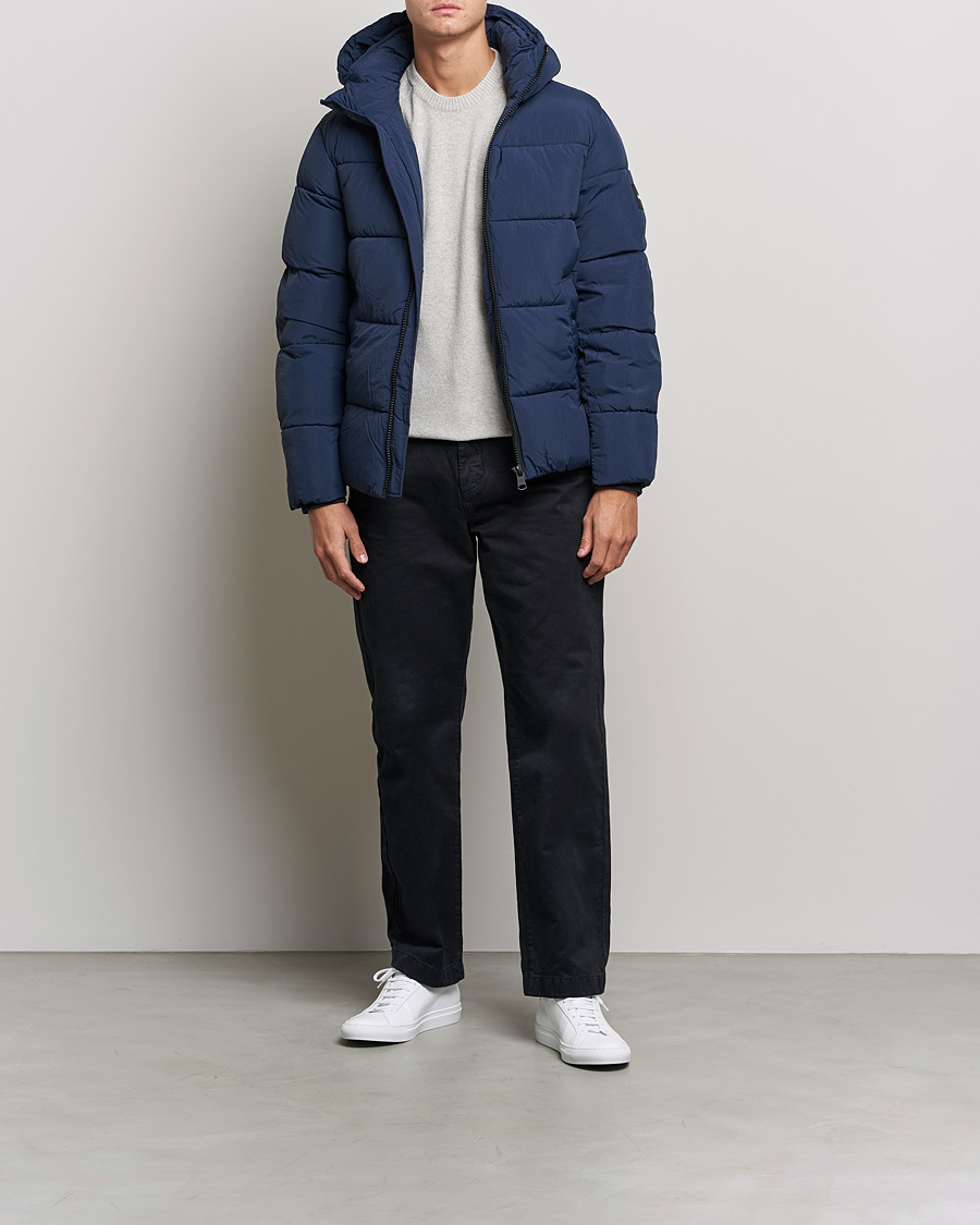Herr | Jackor | Calvin Klein | Crinkle Nylon Puffer Jacket Navy