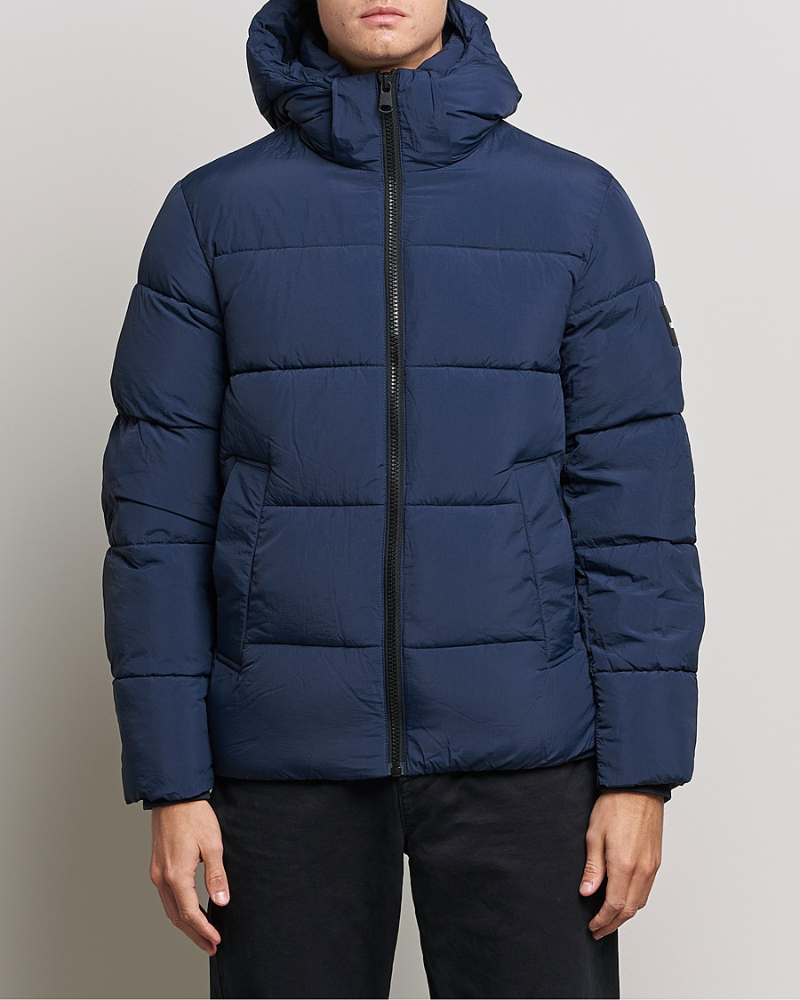 Herr |  | Calvin Klein | Crinkle Nylon Puffer Jacket Navy