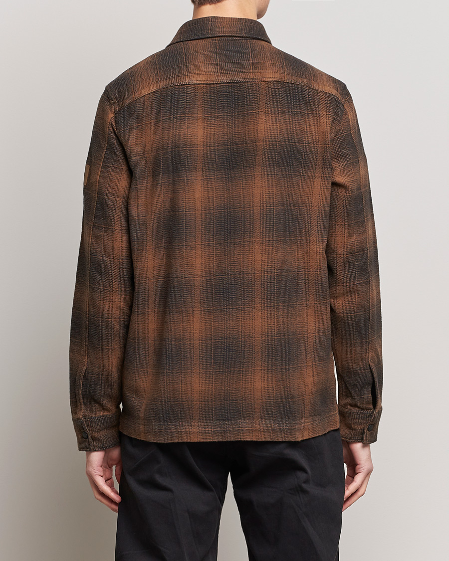 Herr | Skjortor | Calvin Klein | Blurred Checked Overshirt Chester Brown