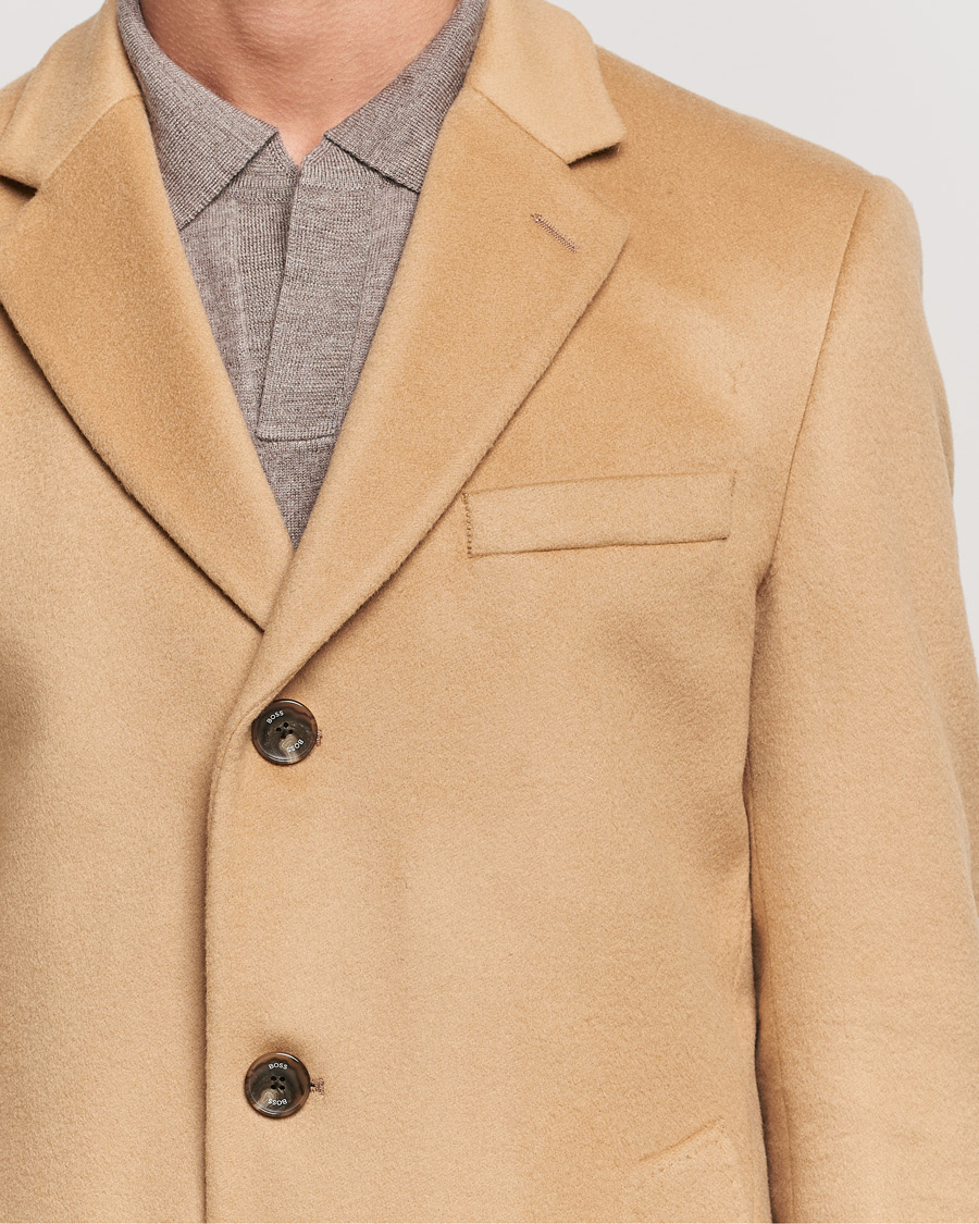 Herr | Jackor | BOSS BLACK | BOSS Hyde Wool/Cashmere Coat Medium Beige