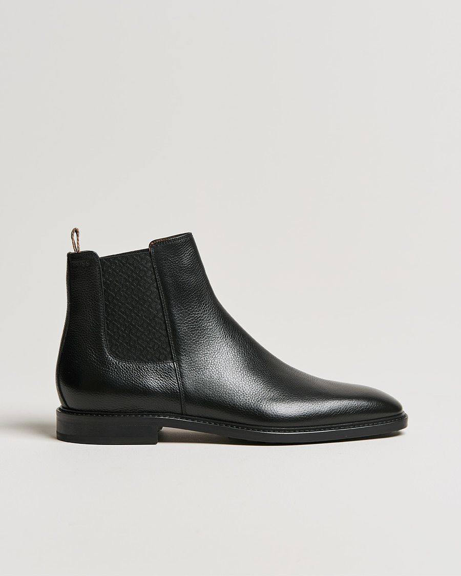 Herr | BOSS Lisbon Leather Chelsea Boots Black | BOSS BLACK | BOSS Lisbon Leather Chelsea Boots Black