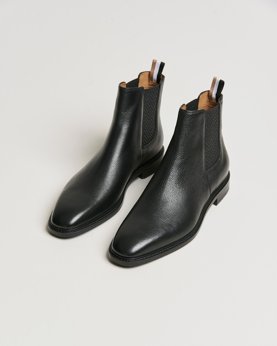 Herr | BOSS Lisbon Leather Chelsea Boots Black | BOSS BLACK | BOSS Lisbon Leather Chelsea Boots Black