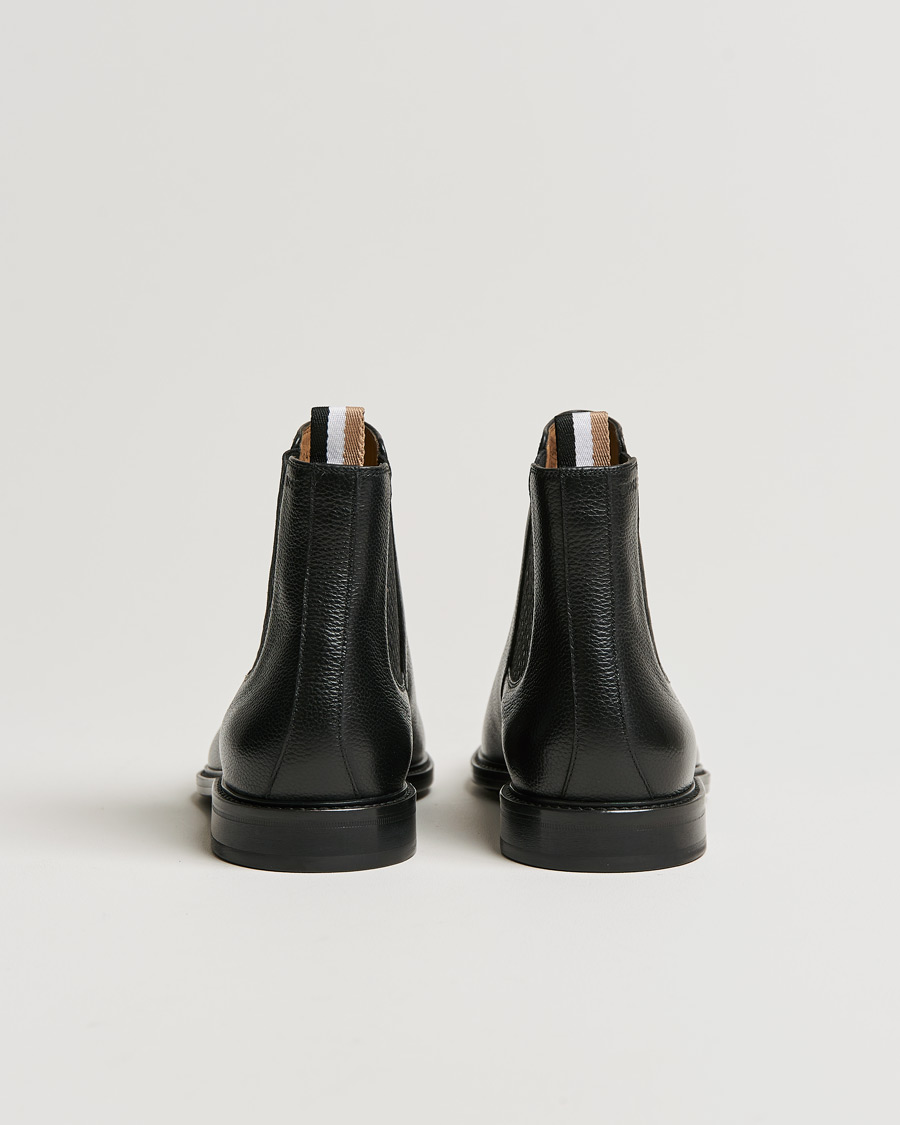 Herr | BOSS Lisbon Leather Chelsea Boots Black | BOSS BLACK | BOSS Lisbon Leather Chelsea Boots Black