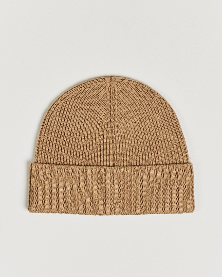 Herr | Fati Beanie Medium Beige | BOSS BLACK | Fati Beanie Medium Beige