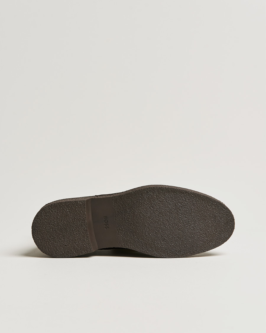 Herr | BOSS Tunley Suede Chelsea Boots Dark Brown | BOSS BLACK | BOSS Tunley Suede Chelsea Boots Dark Brown