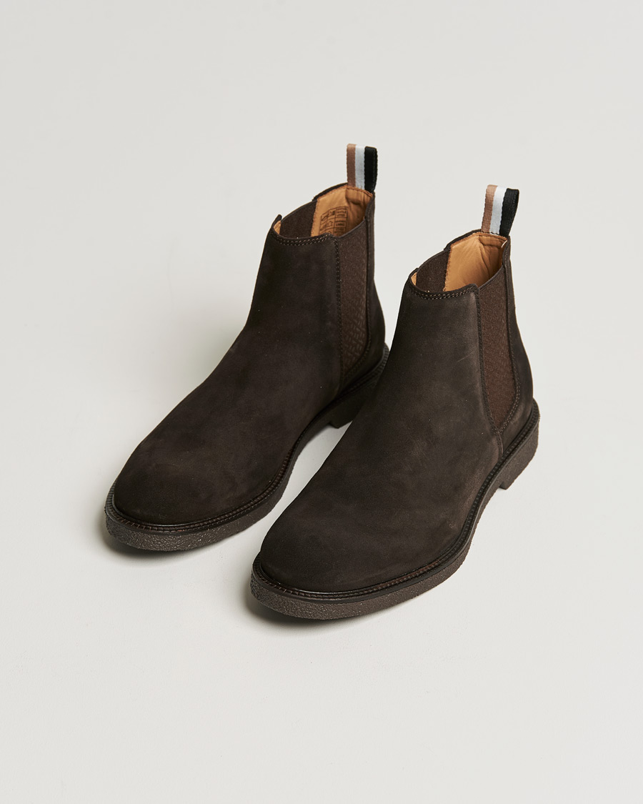 Herr | BOSS Tunley Suede Chelsea Boots Dark Brown | BOSS BLACK | BOSS Tunley Suede Chelsea Boots Dark Brown