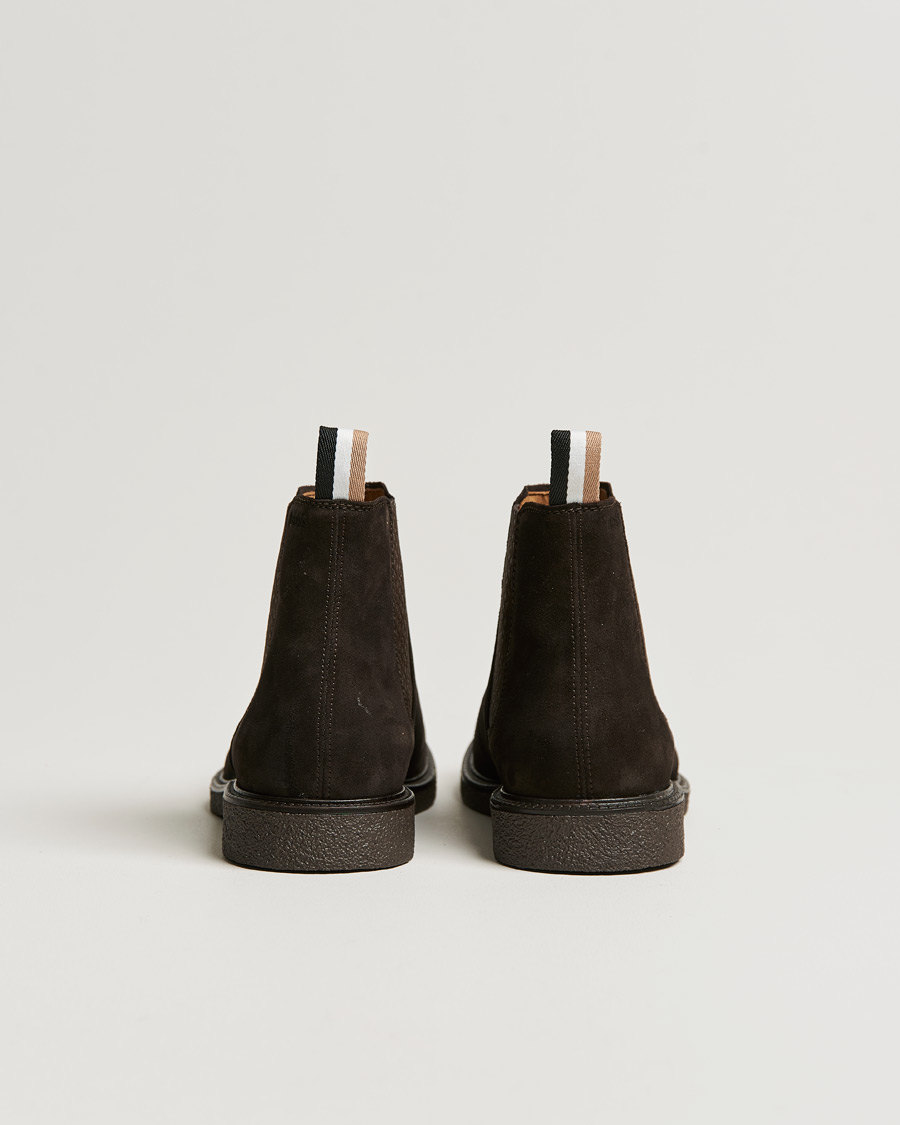 Herr | BOSS Tunley Suede Chelsea Boots Dark Brown | BOSS BLACK | BOSS Tunley Suede Chelsea Boots Dark Brown