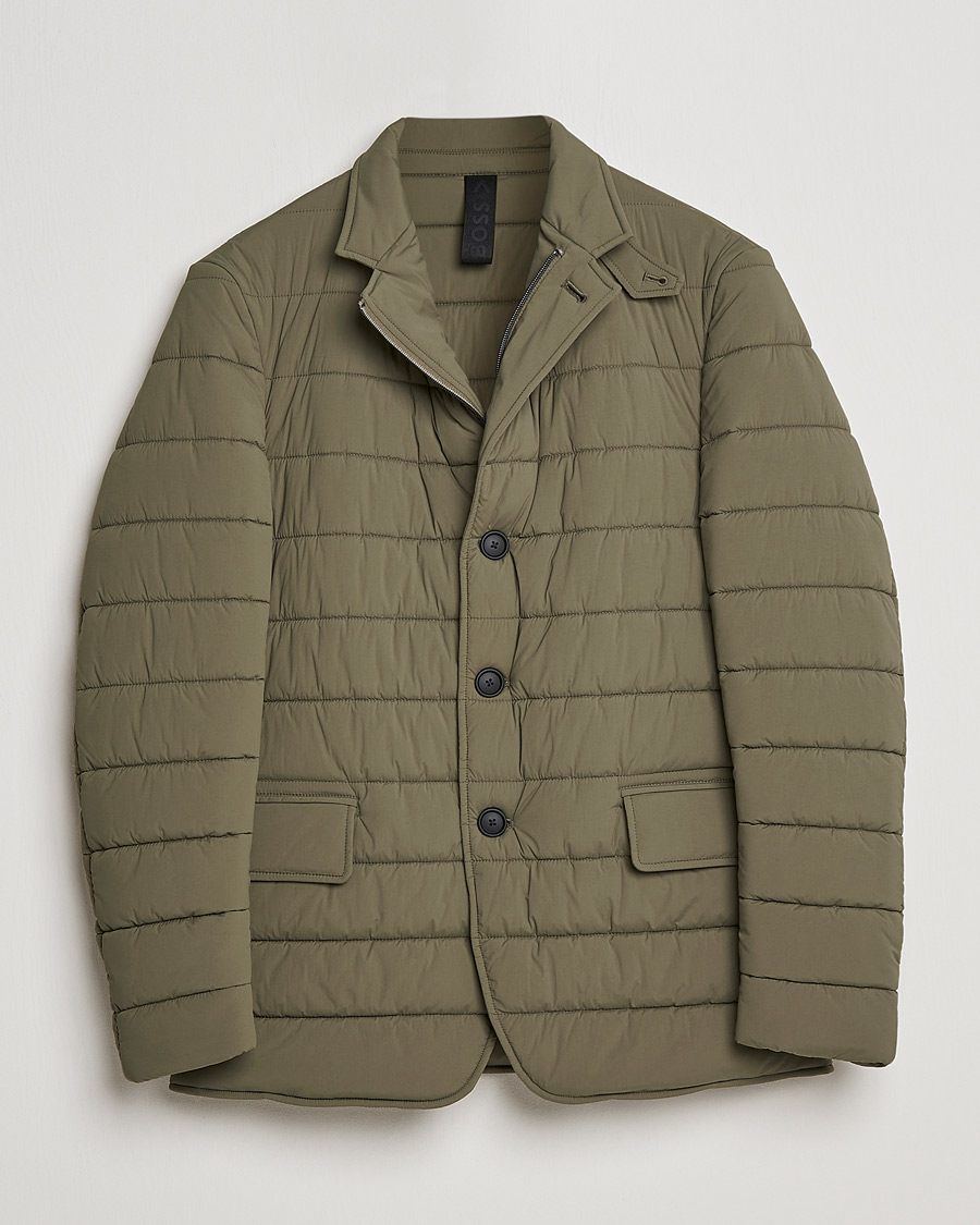 Herr | Jackor | BOSS BLACK | BOSS Hanry Padded Blazer Jacket Open Green