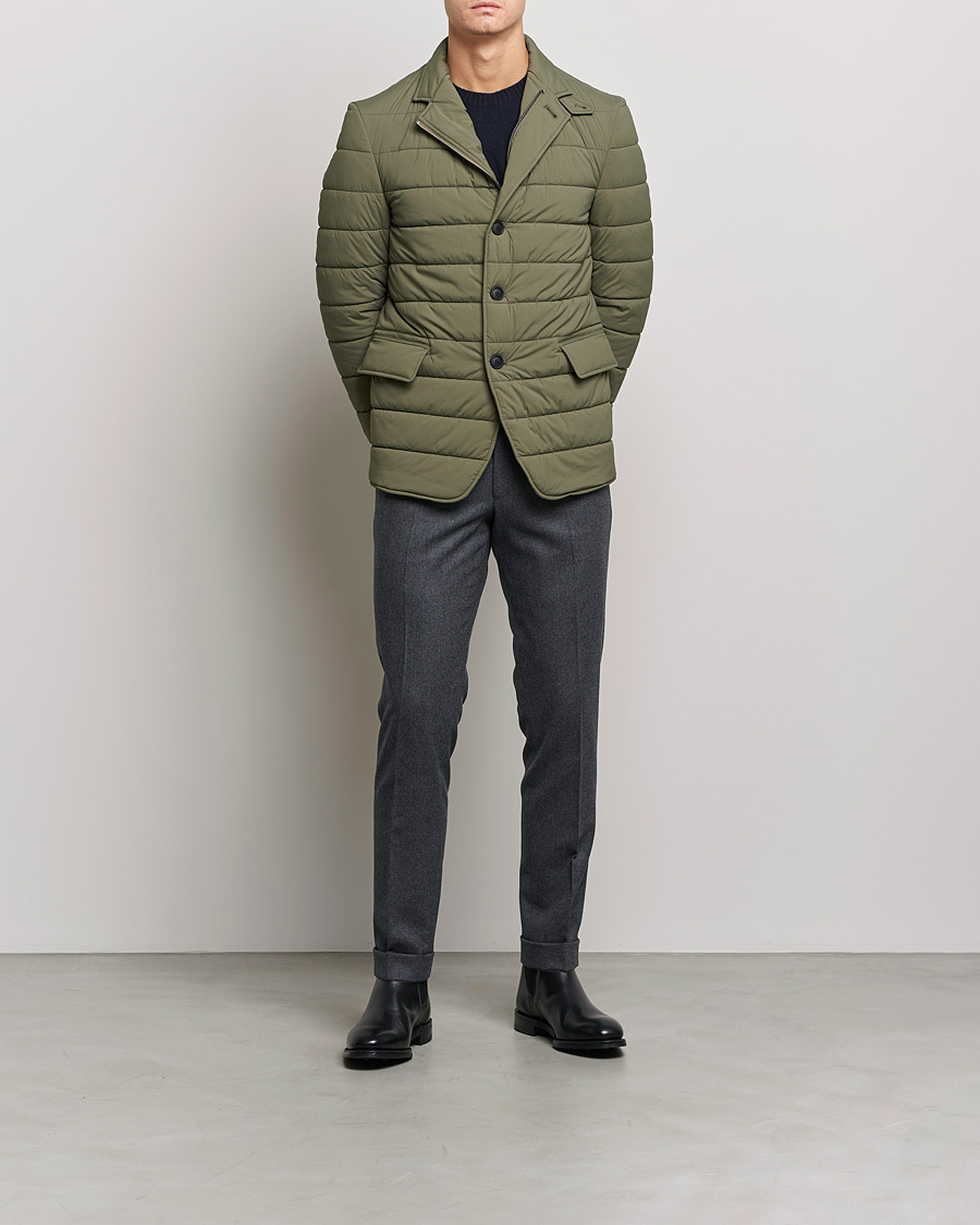 Herr | Jackor | BOSS BLACK | BOSS Hanry Padded Blazer Jacket Open Green