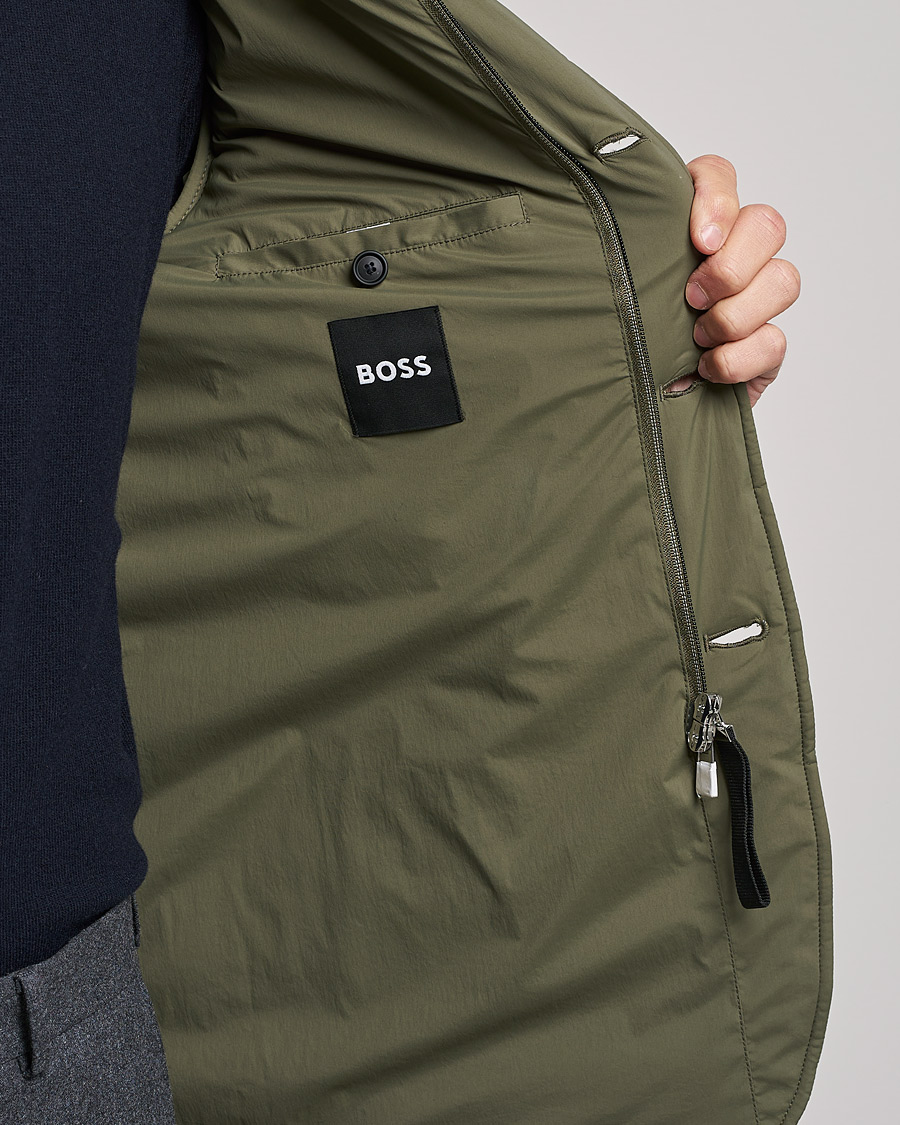 Herr | Jackor | BOSS BLACK | BOSS Hanry Padded Blazer Jacket Open Green