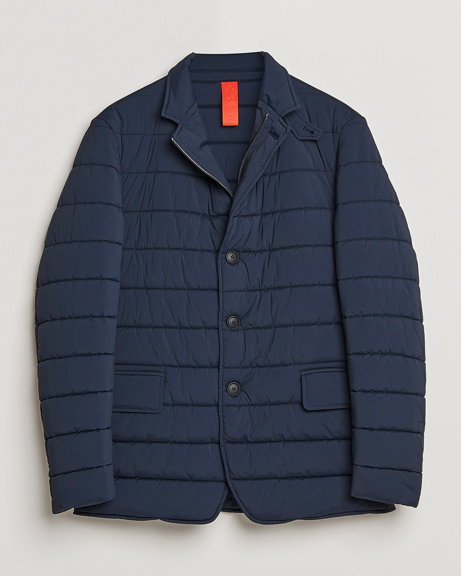 Herr | Jackor | BOSS BLACK | Hanry Padded Blazer Jacket Dark Blue