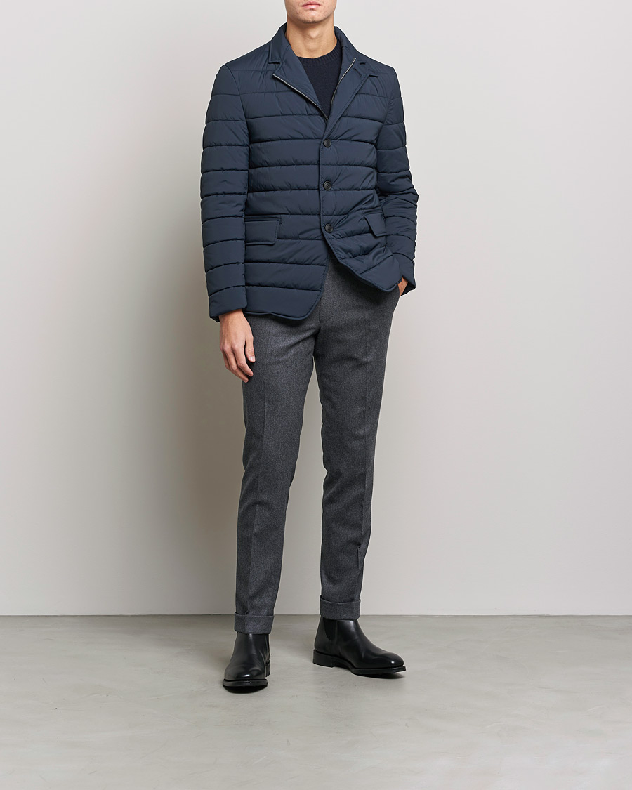 Herr | Jackor | BOSS BLACK | Hanry Padded Blazer Jacket Dark Blue