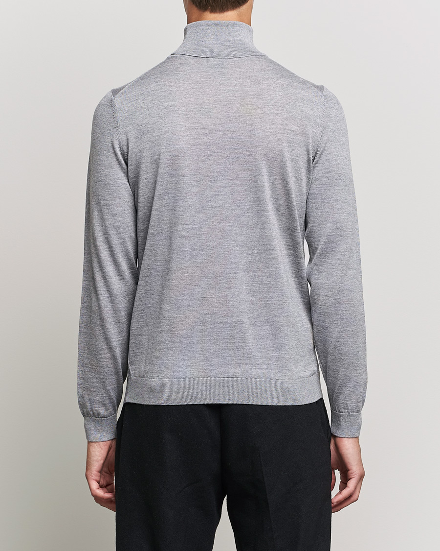 Herr | Tröjor | BOSS BLACK | Musso Merino Polo Silver