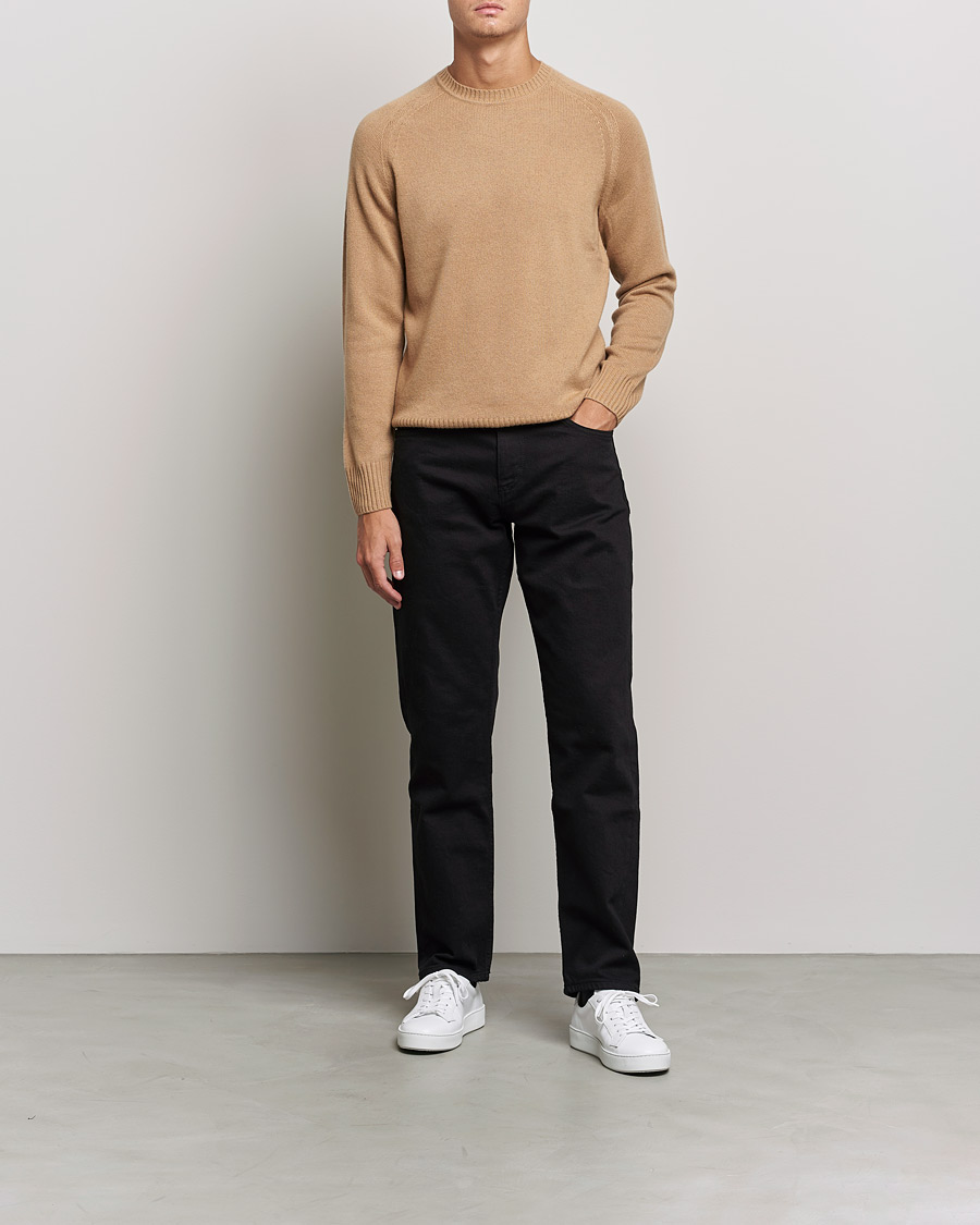 Herr | Tröjor | BOSS BLACK | Lolive Knitted Sweater Medium Beige
