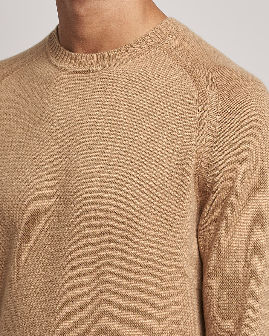 Herr | Tröjor | BOSS BLACK | Lolive Knitted Sweater Medium Beige