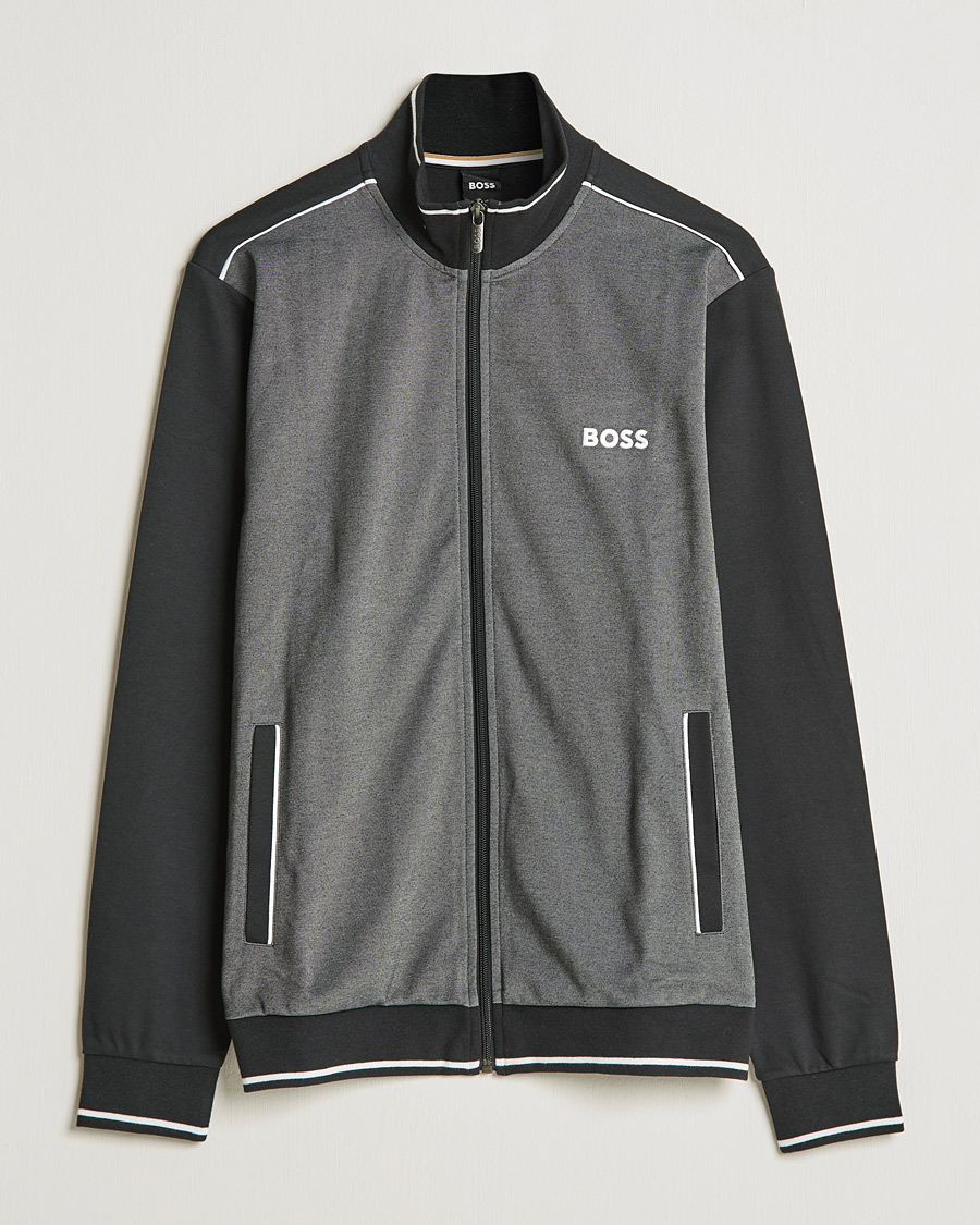 Herr | Tröjor | BOSS BLACK | Tracksuit Full Zip Jacket Black