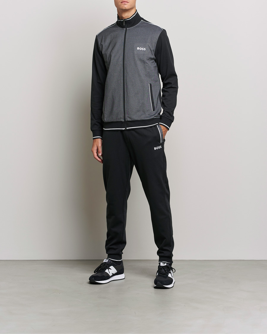 Herr | Tröjor | BOSS BLACK | Tracksuit Full Zip Jacket Black
