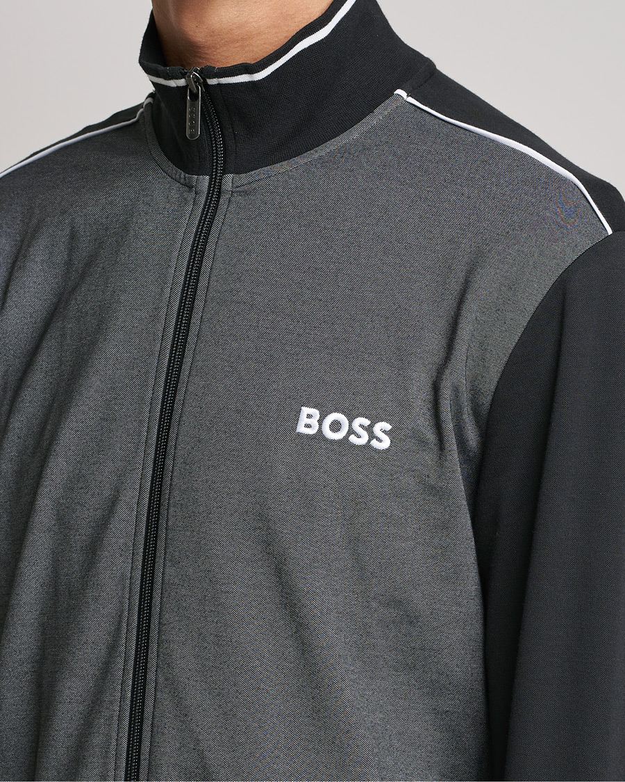 Herr | Tröjor | BOSS BLACK | Tracksuit Full Zip Jacket Black