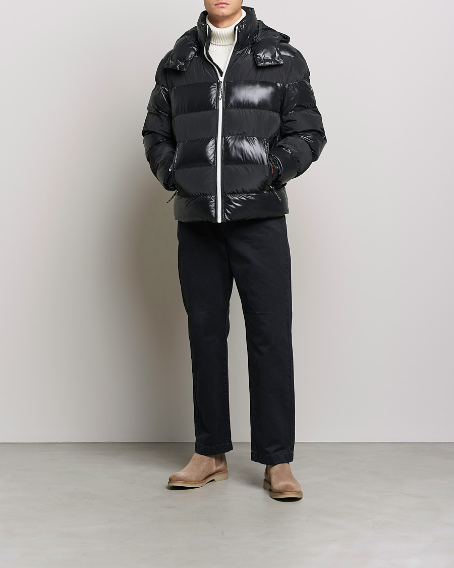 Herr | Jackor | BOSS BLACK | Cutlero Glossy Puffer Jacket Black
