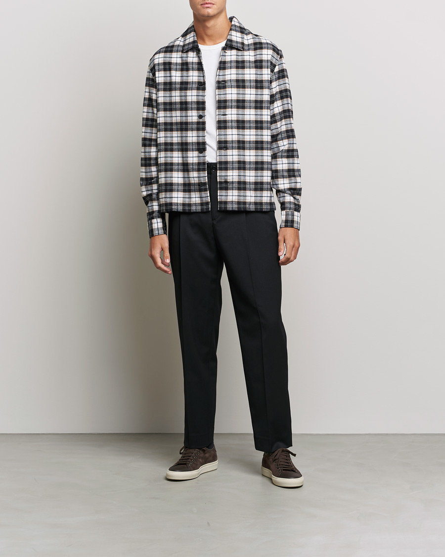 Herr | Skjortor | BOSS BLACK | Nolan Check Flannel Shirt Black