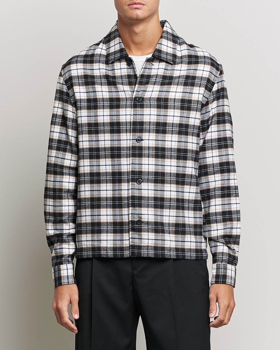Herr | Skjortor | BOSS BLACK | Nolan Check Flannel Shirt Black