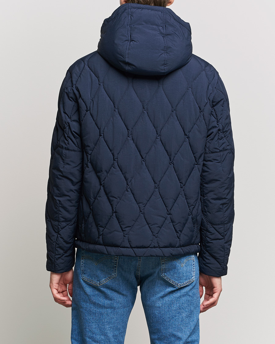 Herr | Jackor | BOSS ORANGE | Onlet Quilted Down Jacket Dark Blue