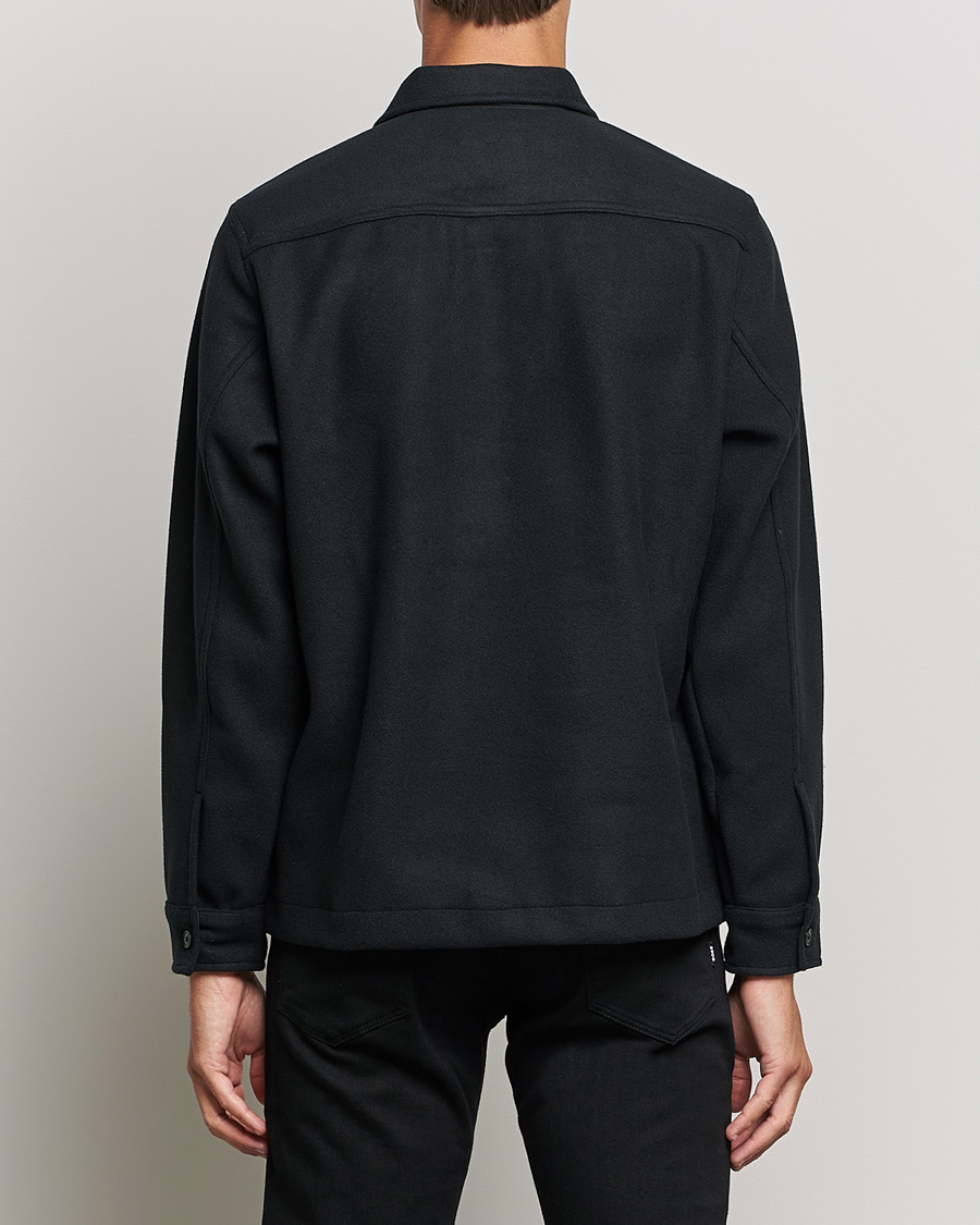 Herr | Skjortor | BOSS ORANGE | Lovvo Pocket Overshirt Black