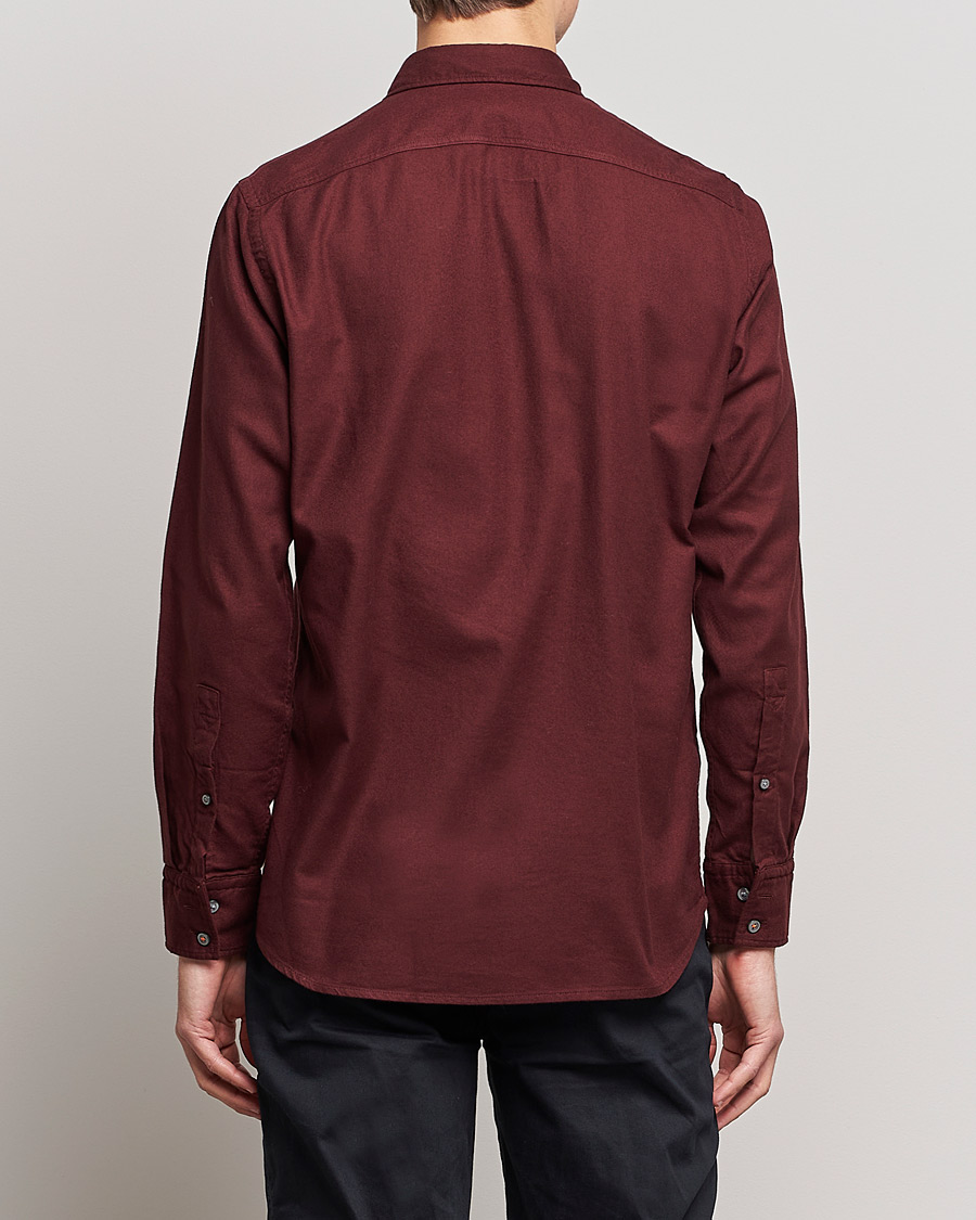 Herr | Skjortor | BOSS ORANGE | Relegant Flannel Shirt Dark Red