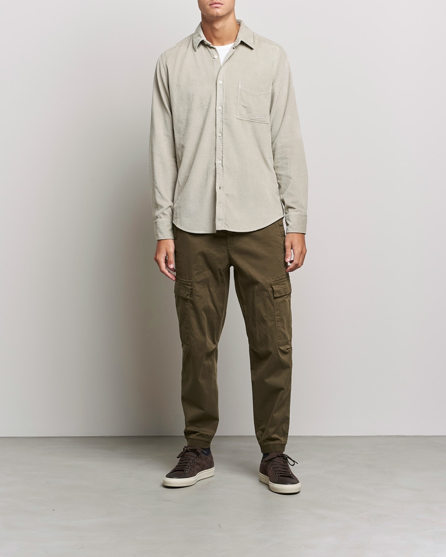 Herr | Byxor | BOSS ORANGE | BOSS Casual Sisla Cargo Pants Dark Green