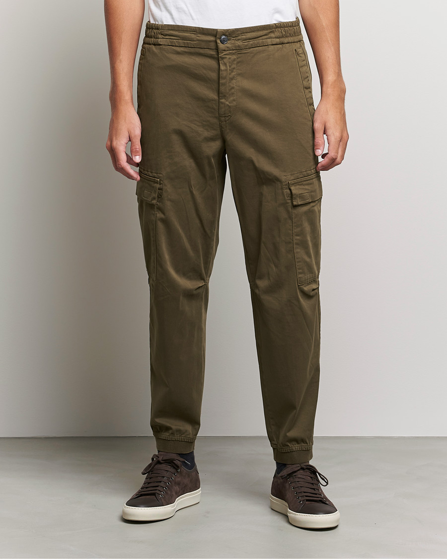 Herr | Byxor | BOSS ORANGE | BOSS Casual Sisla Cargo Pants Dark Green