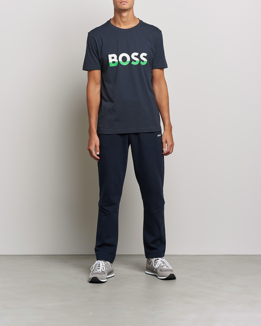 Herr | Byxor | BOSS GREEN | BOSS Athleisure Hadim Sweatpants Dark Blue