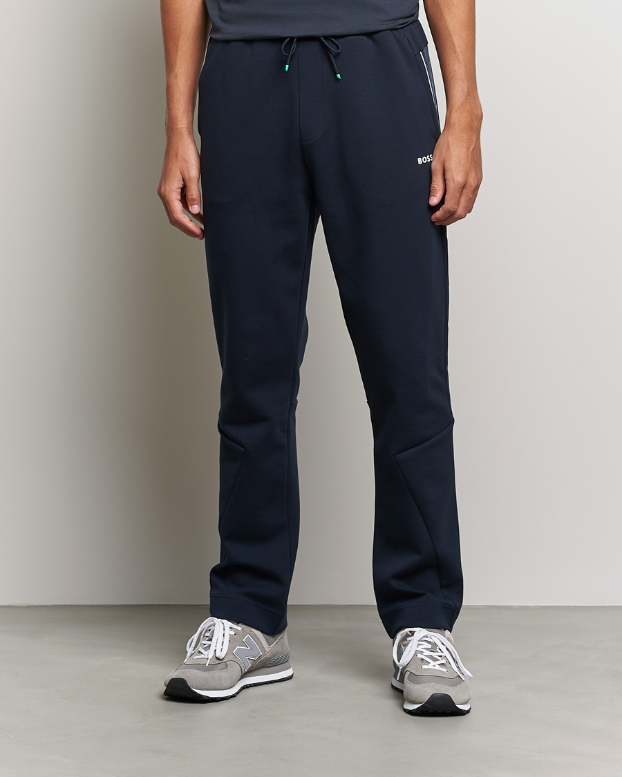 Herr | Byxor | BOSS GREEN | BOSS Athleisure Hadim Sweatpants Dark Blue