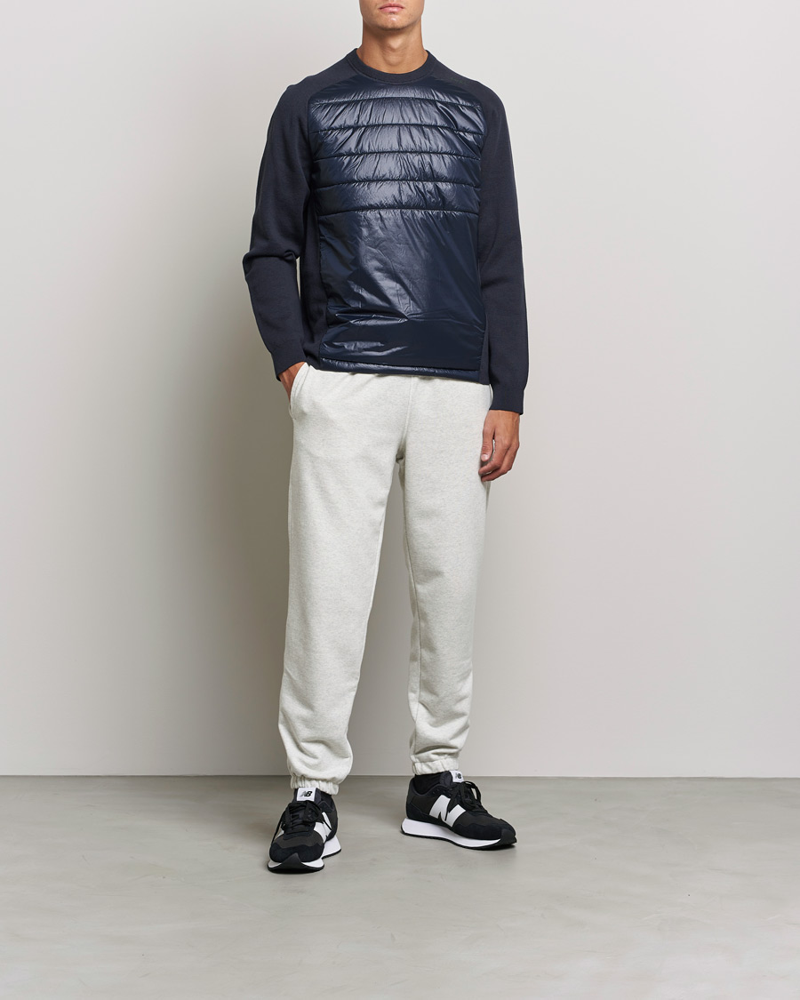 Herr | Tröjor | BOSS GREEN | Zarlim Hybrid Sweatshirt Dark Blue