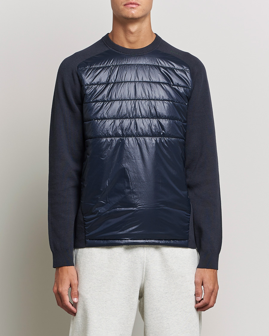 Herr | Tröjor | BOSS GREEN | Zarlim Hybrid Sweatshirt Dark Blue