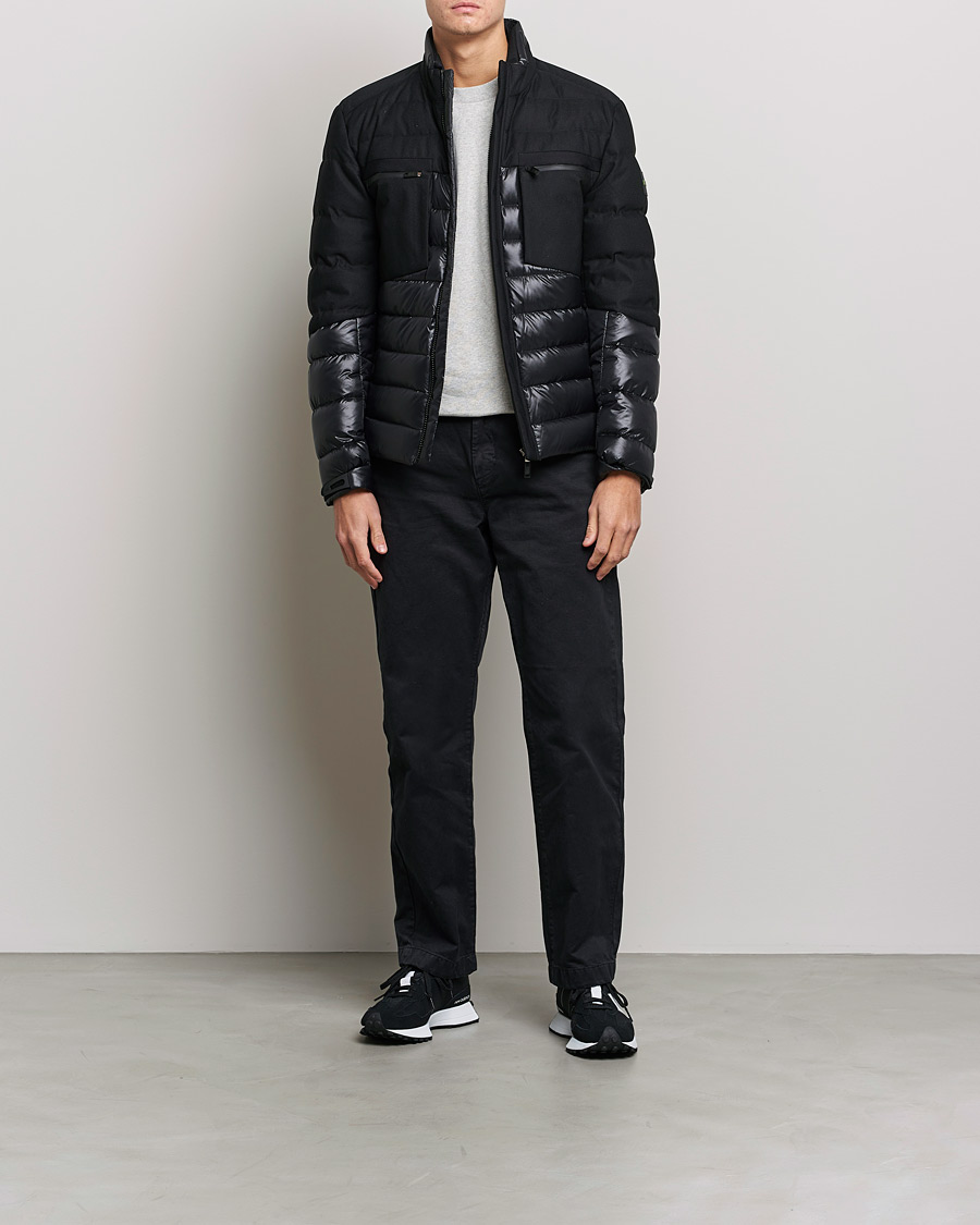 Herr | Jackor | BOSS GREEN | Bergen Semi Glossy Down Jacket Black