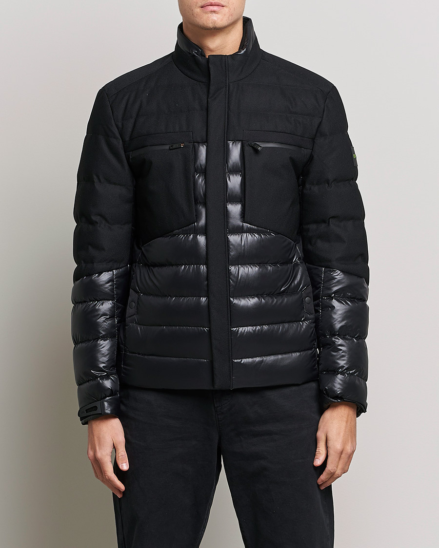 Herr | Jackor | BOSS GREEN | Bergen Semi Glossy Down Jacket Black