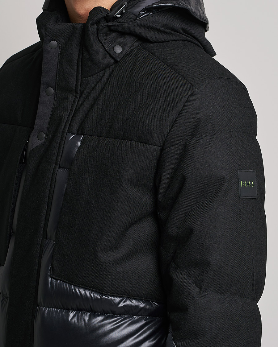 Herr | Jackor | BOSS GREEN | Arviko Semi Glossy Down Parka Black
