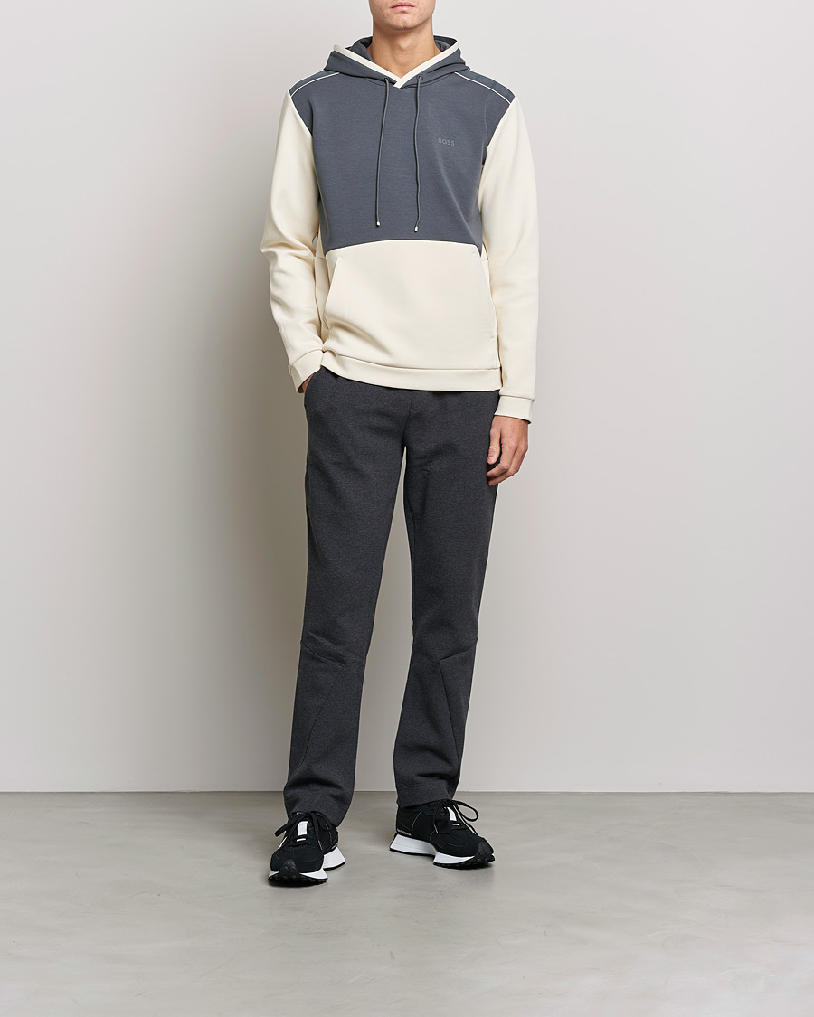 Herr | Tröjor | BOSS GREEN | Soody Hoodie Open White