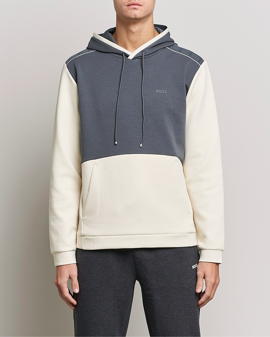 Herr | Tröjor | BOSS GREEN | Soody Hoodie Open White