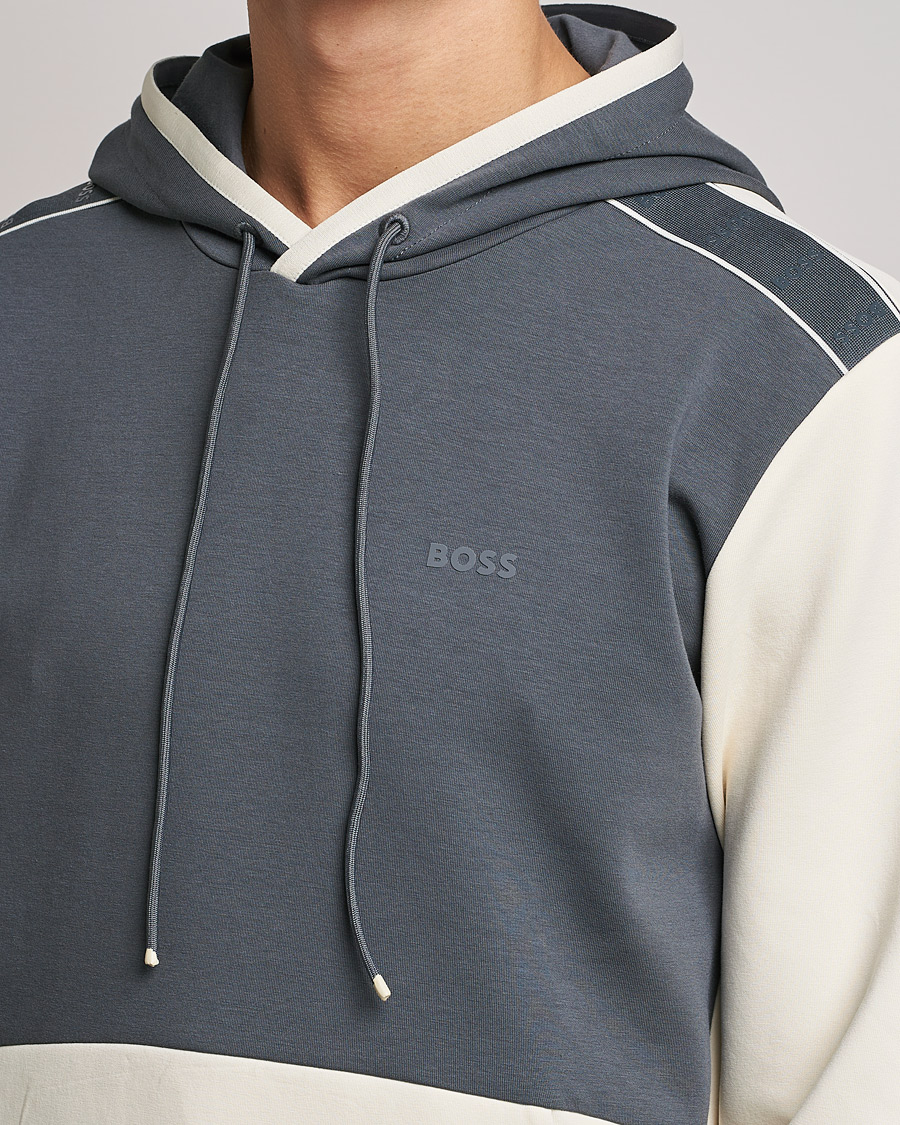 Herr | Tröjor | BOSS GREEN | Soody Hoodie Open White
