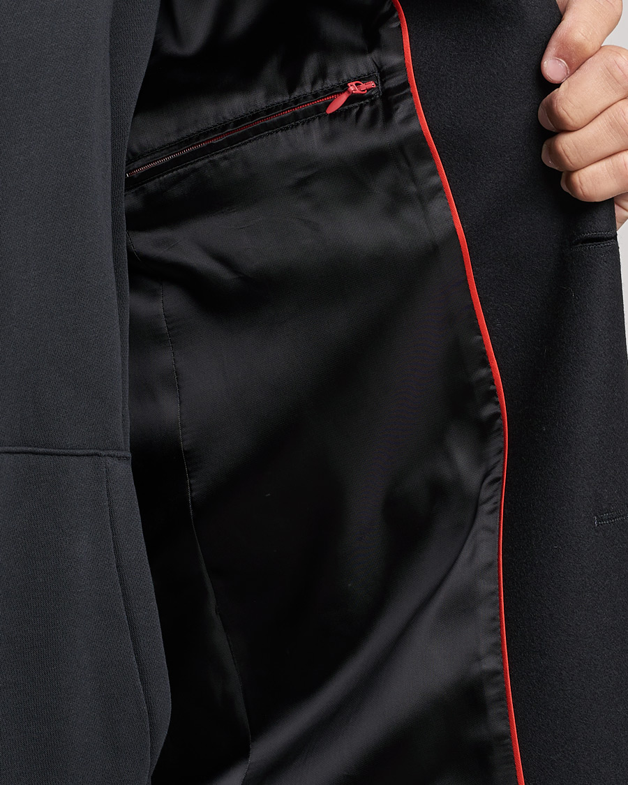 Herr | Jackor | HUGO | Migor Wool Coat Black
