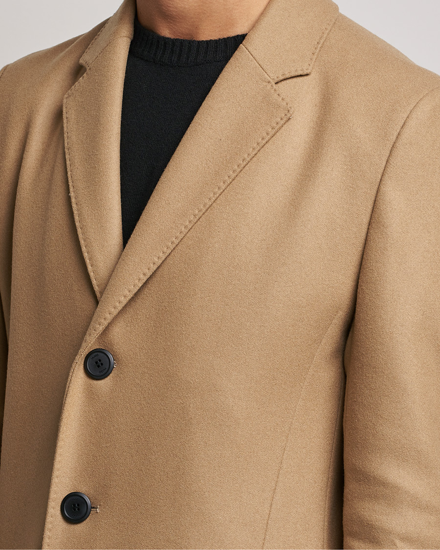Herr | Jackor | HUGO | Migor Wool Coat Medium Beige