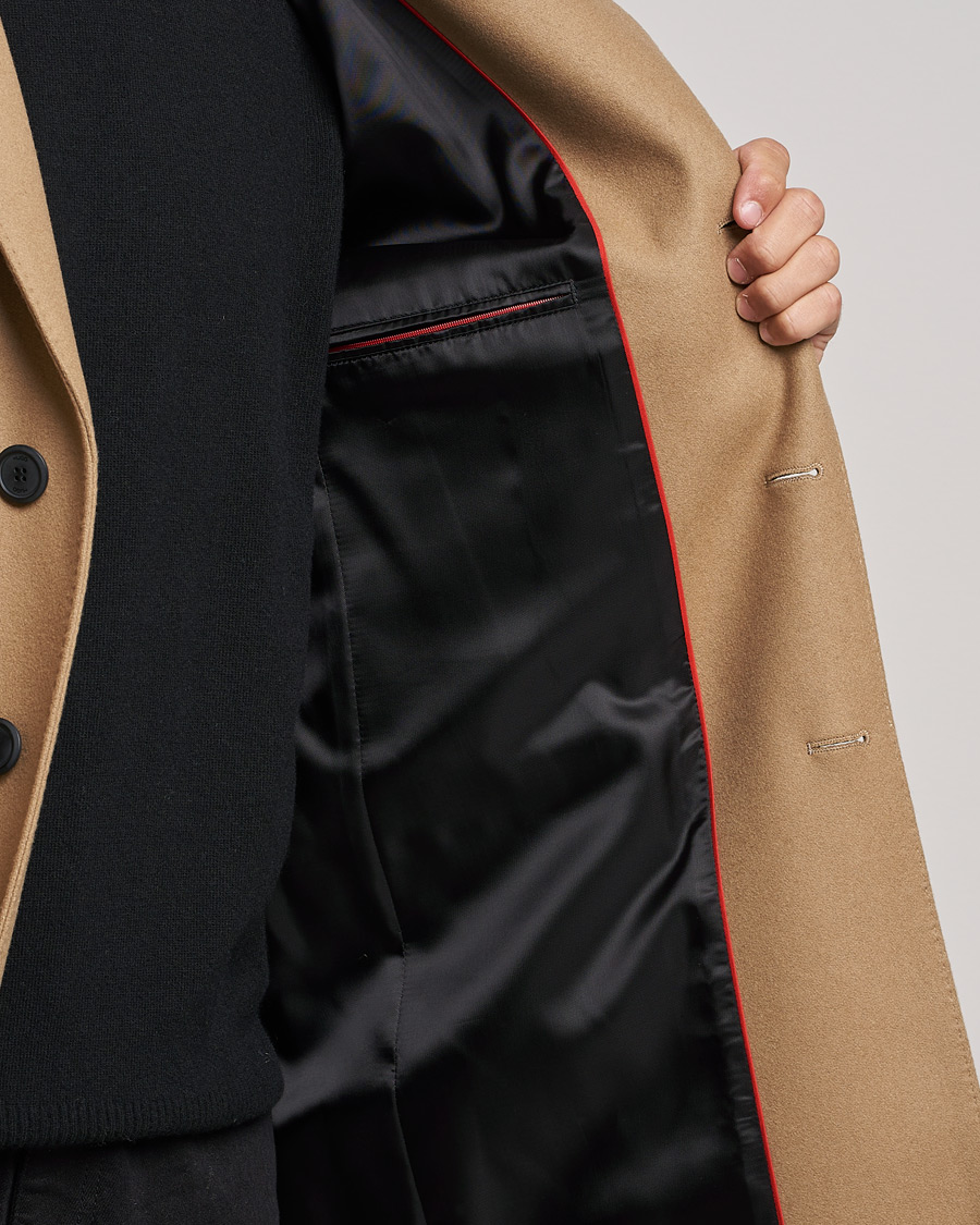Herr | Jackor | HUGO | Migor Wool Coat Medium Beige