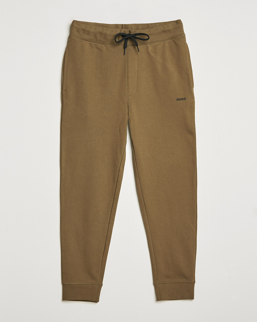 Herr | Byxor | HUGO | Dayote Logo Sweatpants Dark Green