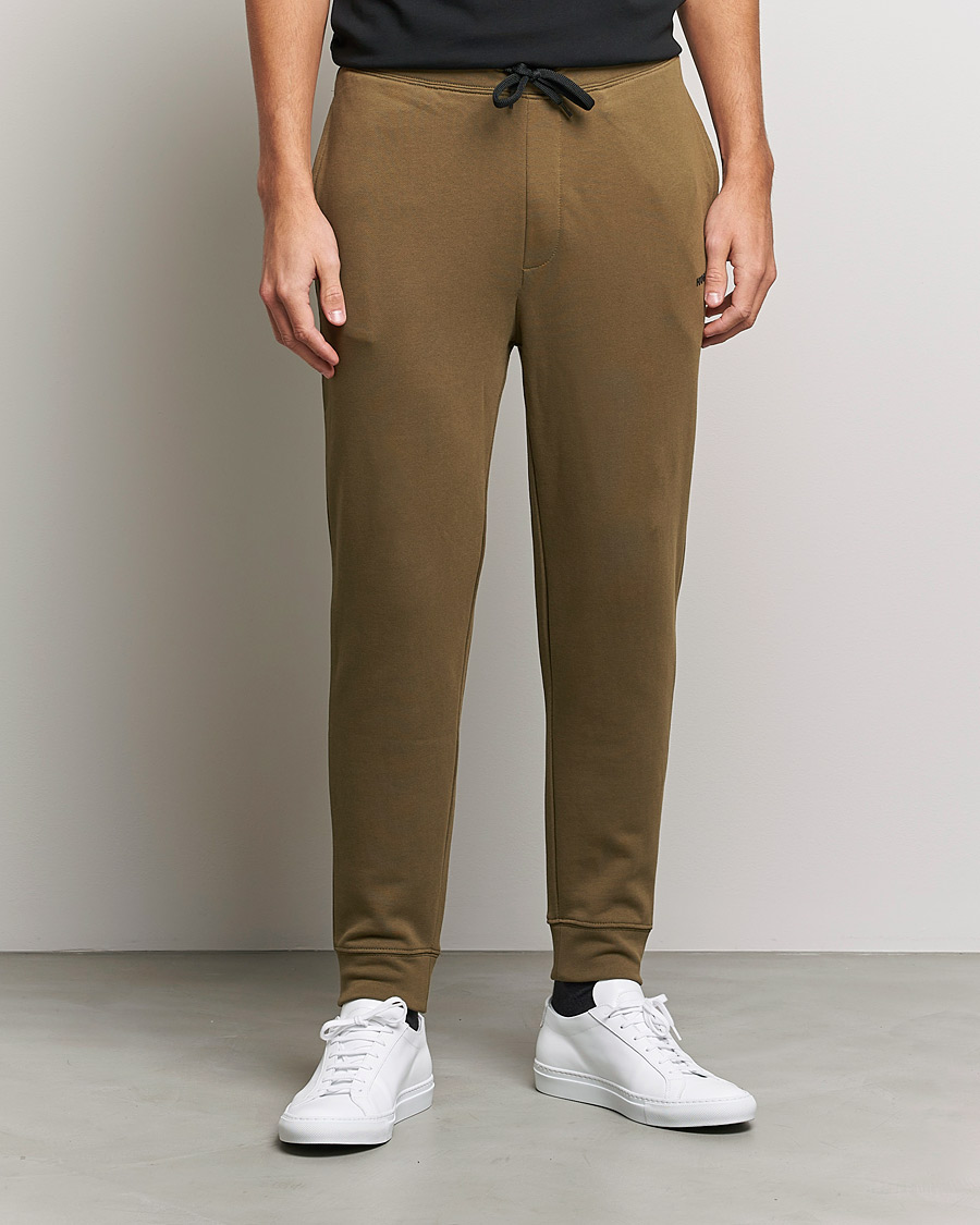 Herr | Byxor | HUGO | Dayote Logo Sweatpants Dark Green