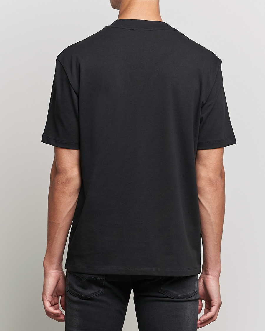 Herr | T-Shirts | HUGO | Dosmos Logo Crew Neck T-Shirt Black