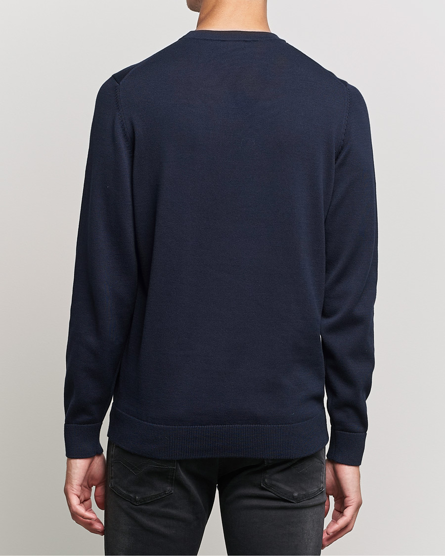 Herr | Tröjor | HUGO | San Cassius Knitted Sweater Navy