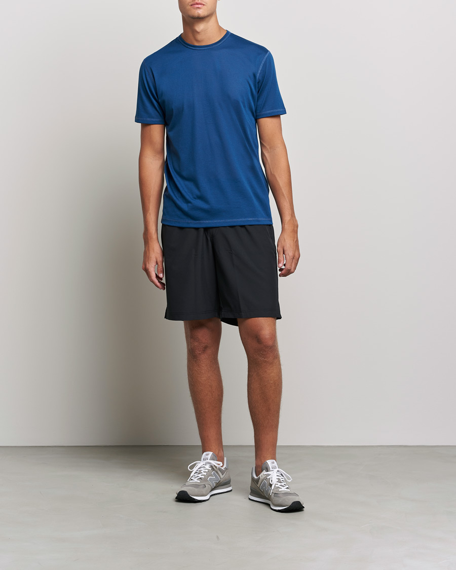 Herr | T-Shirts | Sunspel | Active Tee Navy